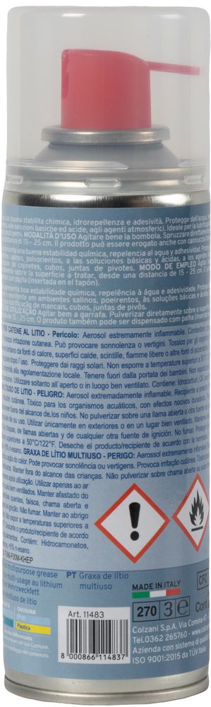 Grasso catene spray 200 ml doppio erogatore