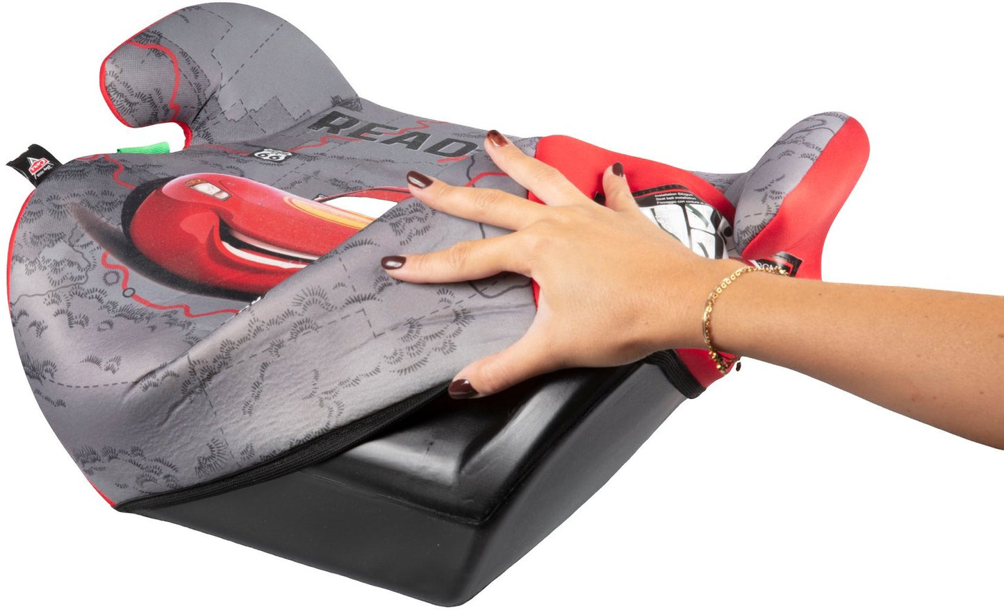 TATAWAY Disney Cars Seggiolino Alzatina Auto Bimbi i-Size 125-150cm 6-12 Anni