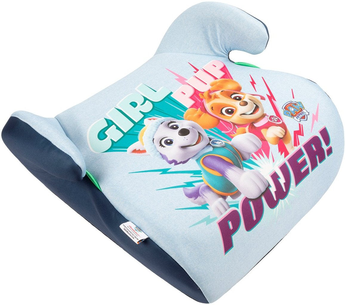 TATAWAY Paw Patrol Girl Seggiolino Alzatina Auto Bimbi i-Size ECE R129. Rialzo