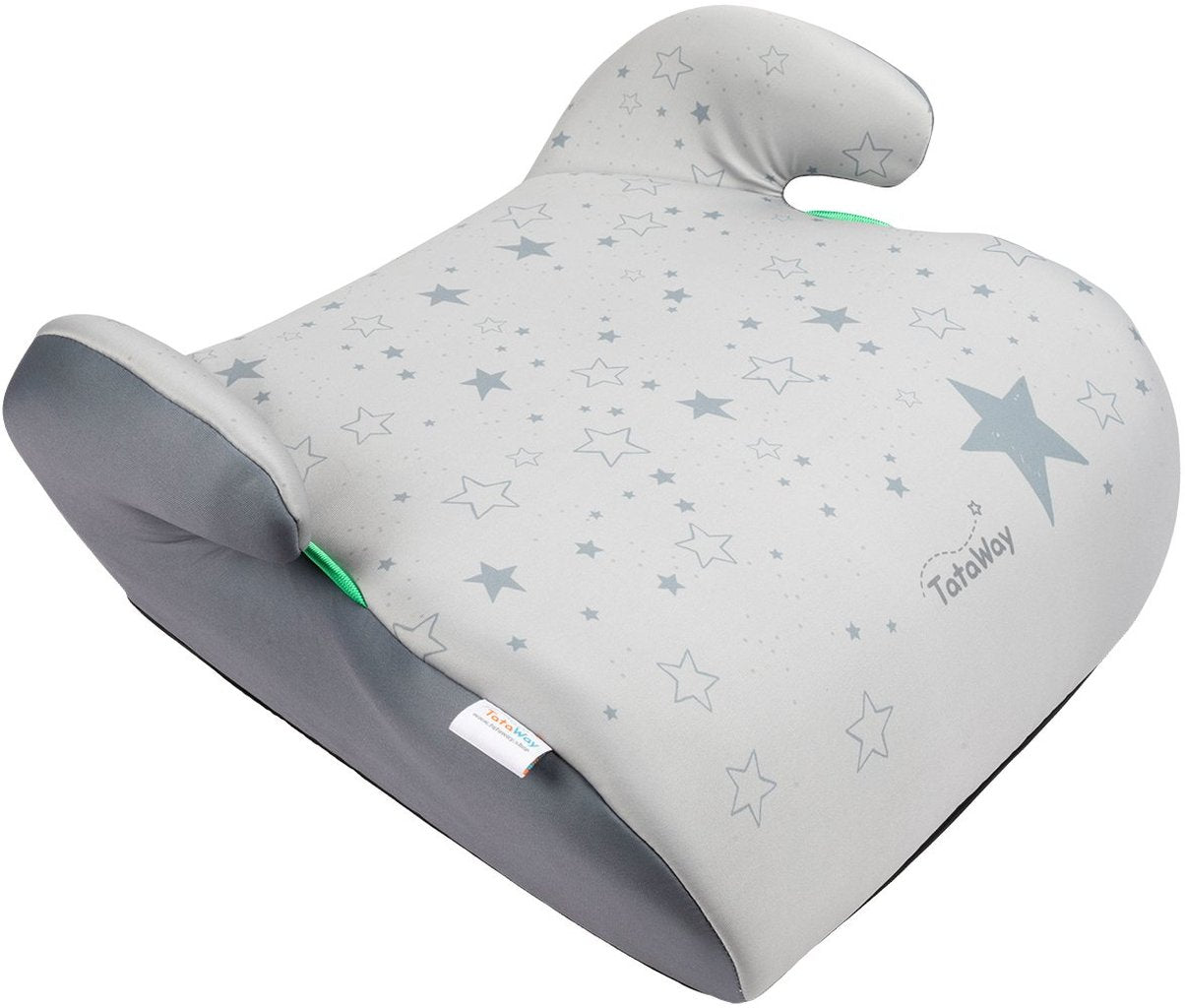 TATAWAY con grafiche stelline grigie Seggiolino Alzatina Auto Bimbi i-Size ECE