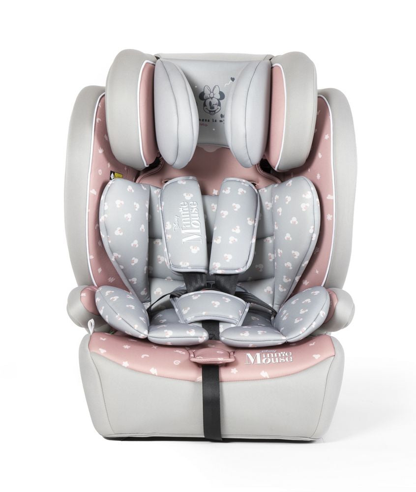 Seggiolino Auto Minnie Mouse per bambine con altezza da 76 a 150 cm I-SIZE R129.