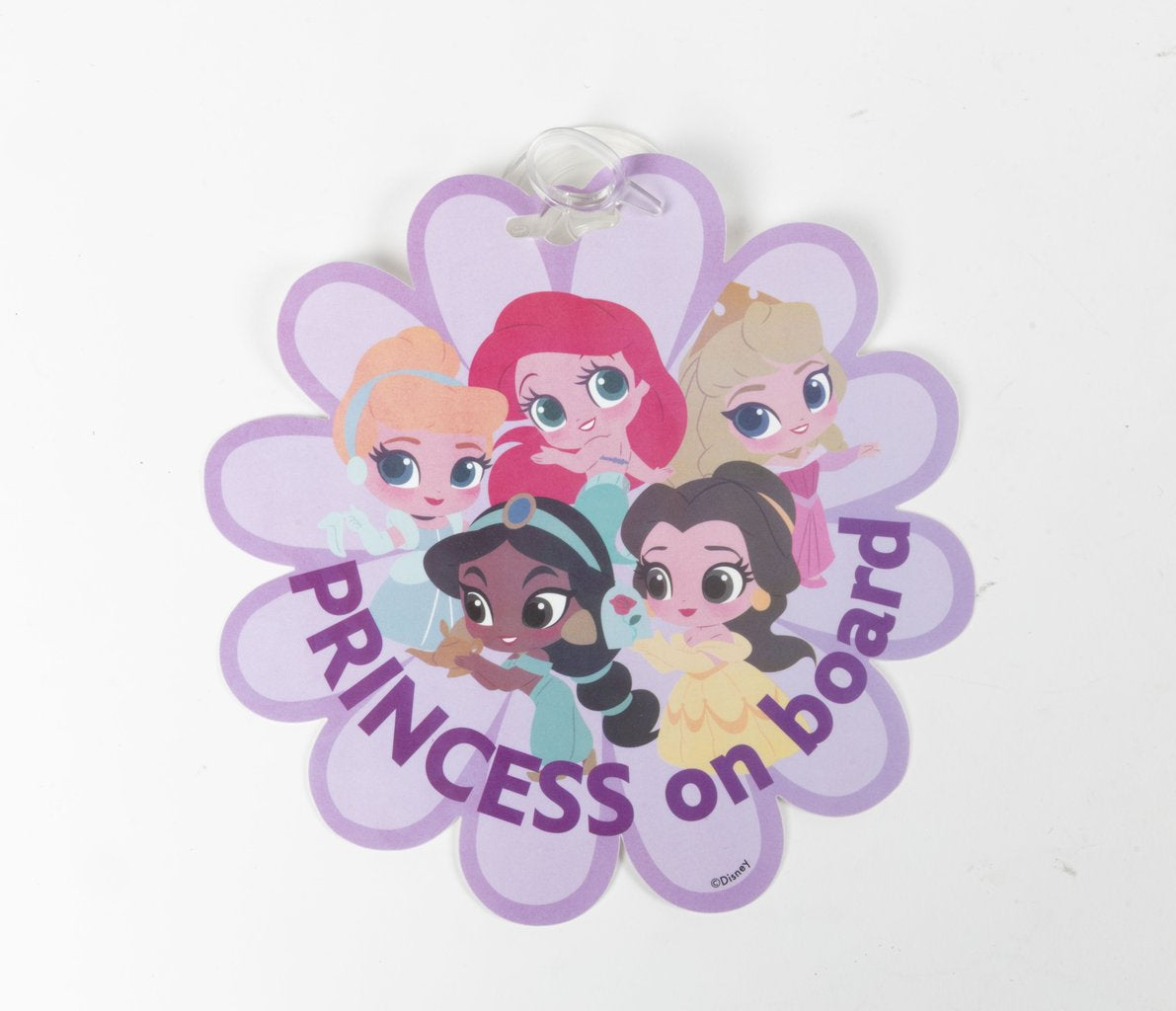 TATAWAY Disney principesse Baby on board con grafiche di Ariel, Belle, Jasmine