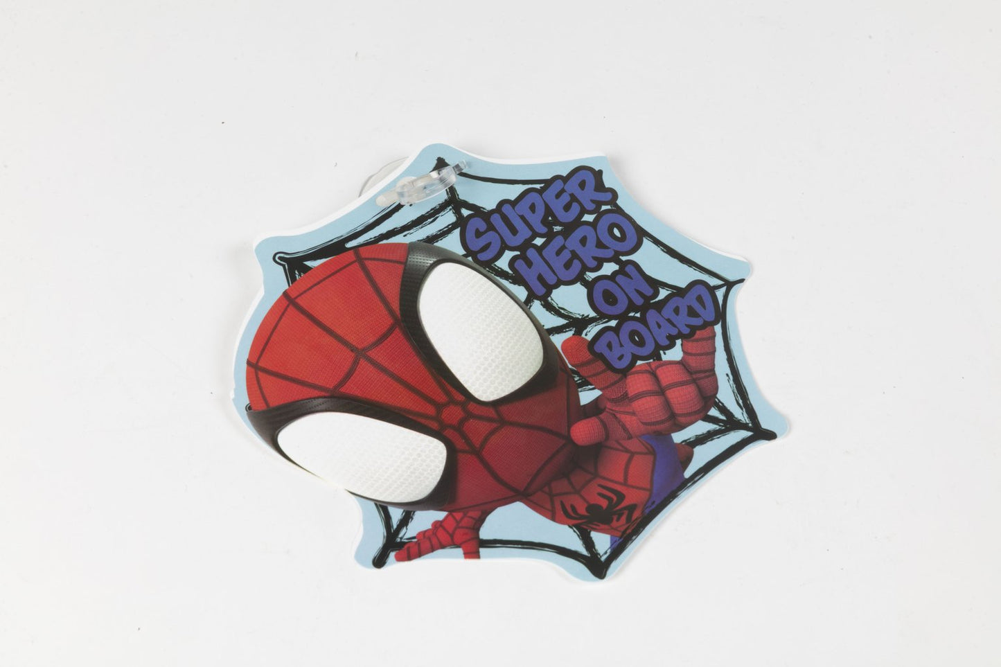 TATAWAY Marvel Spidey Baby on board con grafica di Spidey, forma a ragnatela