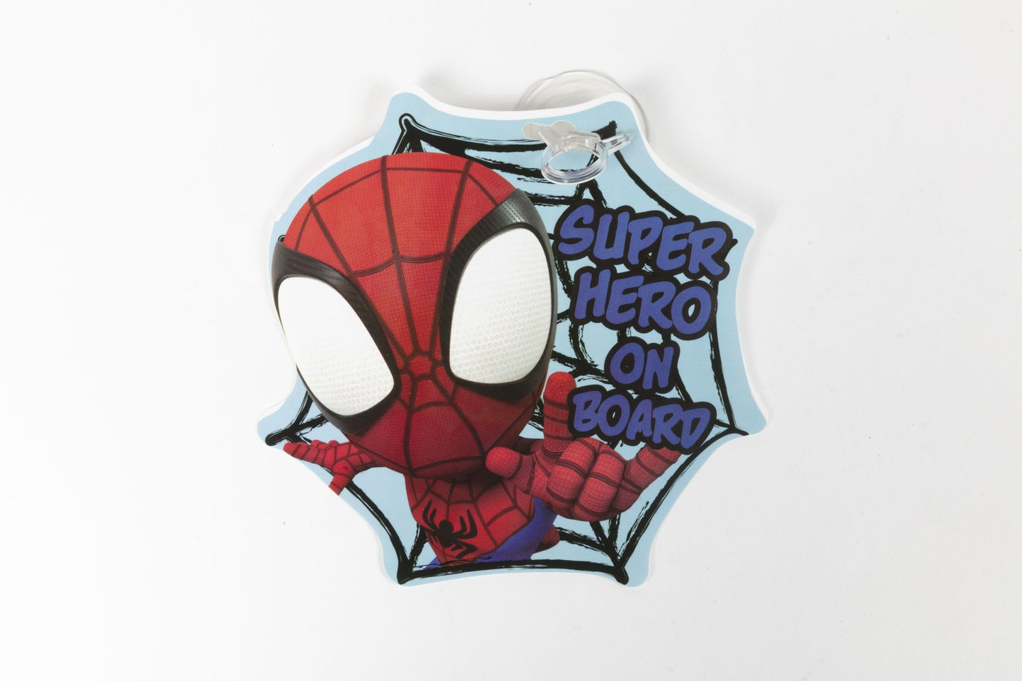 TATAWAY Marvel Spidey Baby on board con grafica di Spidey, forma a ragnatela