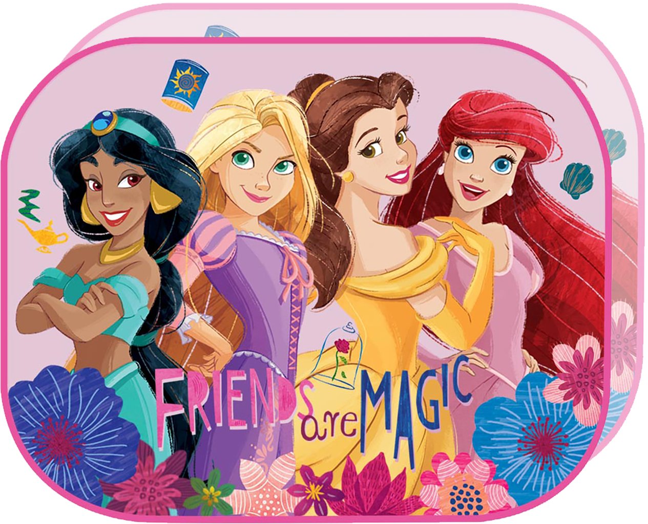 TATAWAY Coppia tendine laterali parasole auto Disney Principesse 44x35 cm ?