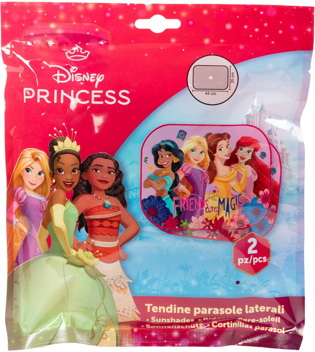 TATAWAY Coppia tendine laterali parasole auto Disney Principesse 44x35 cm ?