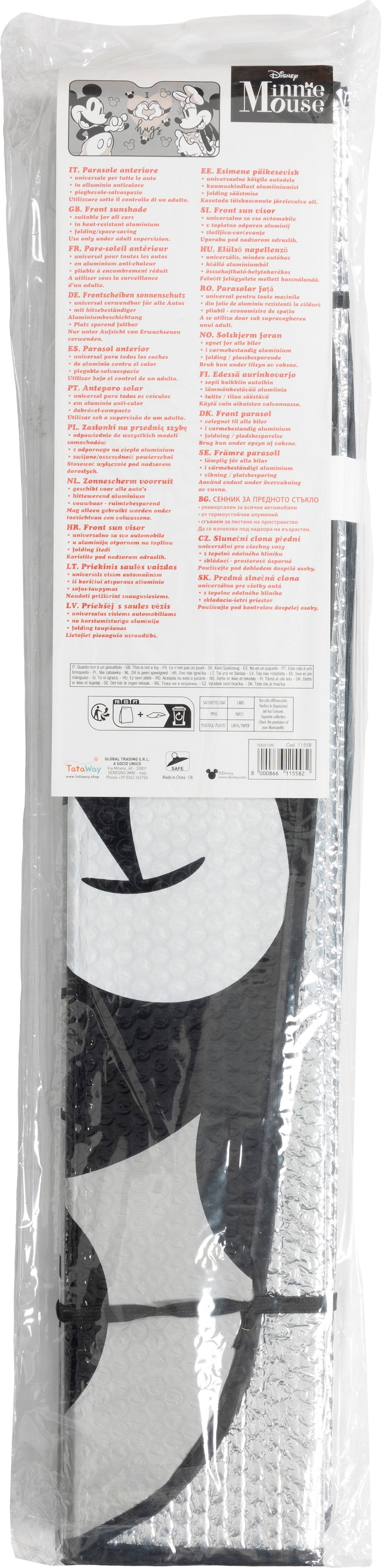 TATAWAY Disney Parasole anteriore auto Mickey Mouse 130x70 cm ? Protezione