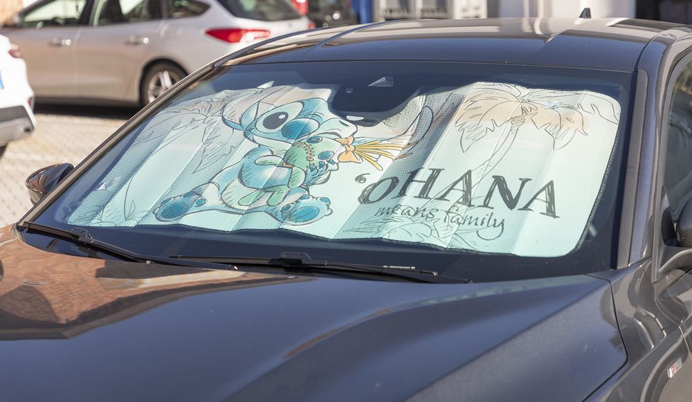 Parasole auto Lilo & Stitch 130x70 cm  Protezione UV universale bambini