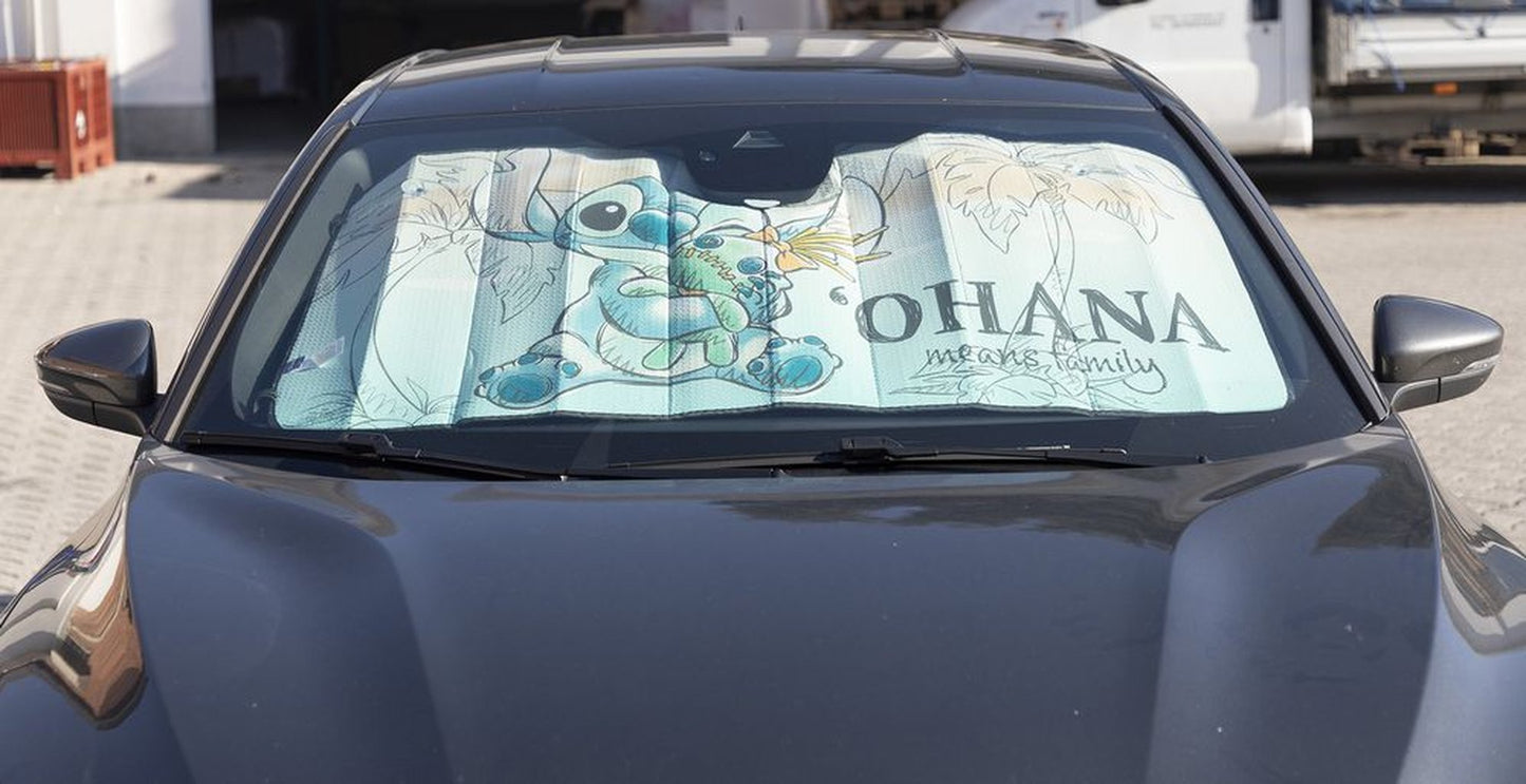 TATAWAY Disney Parasole anteriore parabrezza auto Lilo & Stitch 130x70 cm ?