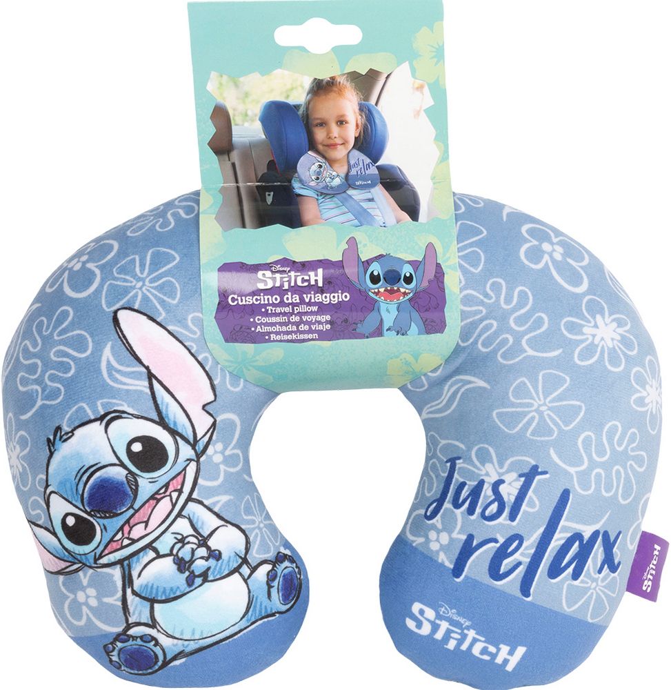 Cuscino per collo da Viaggio Cervicale in tessuto Stitch Bambini