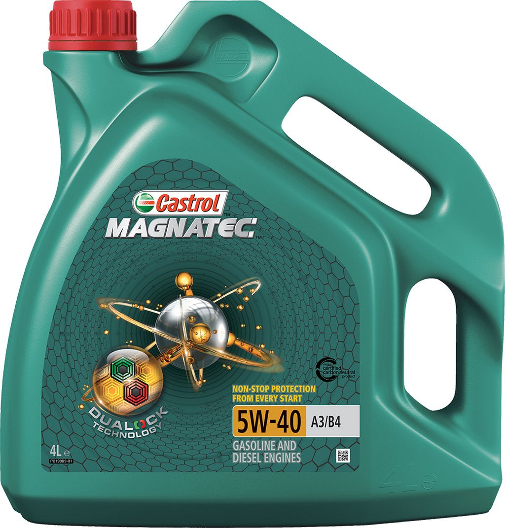 Castrol Magnatec 5W-40 ACEA A3/B4 4L Sintetico Olio Motore Lubrificante Auto