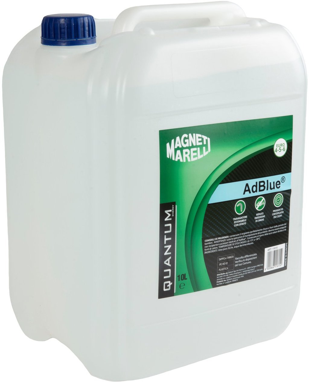 Magneti Marelli AdBlue 10 Litri  Additivo Diesel Certificato ISO 22241