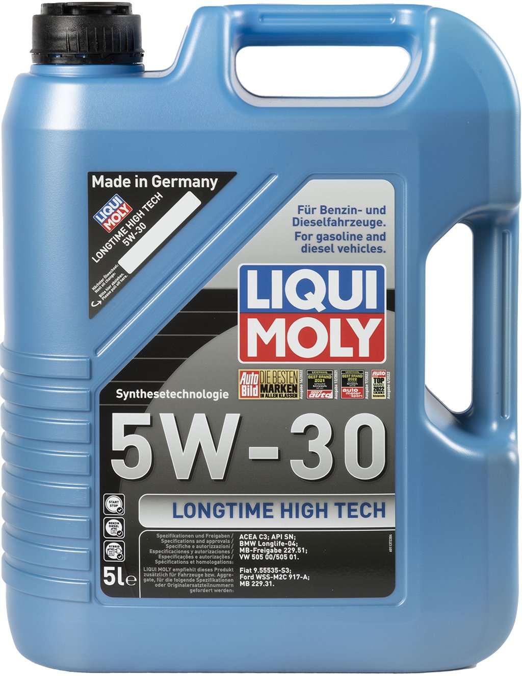 LIQUI MOLY Olio Lubrificante motore Longtime High Tech 5W-30 5L Accessorio
