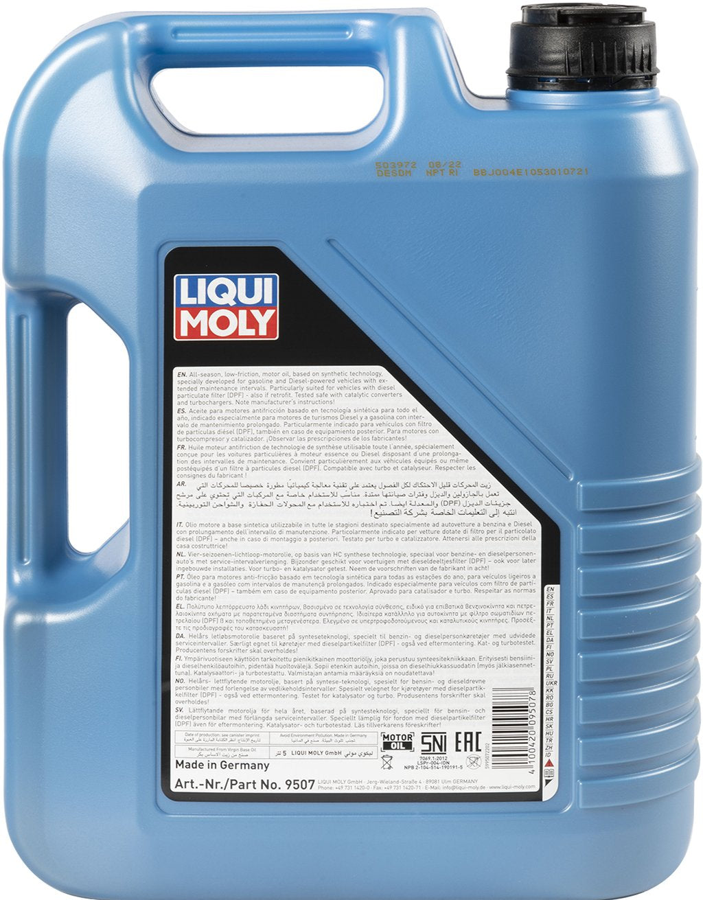 LIQUI MOLY Olio Lubrificante motore Longtime High Tech 5W-30 5L Accessorio