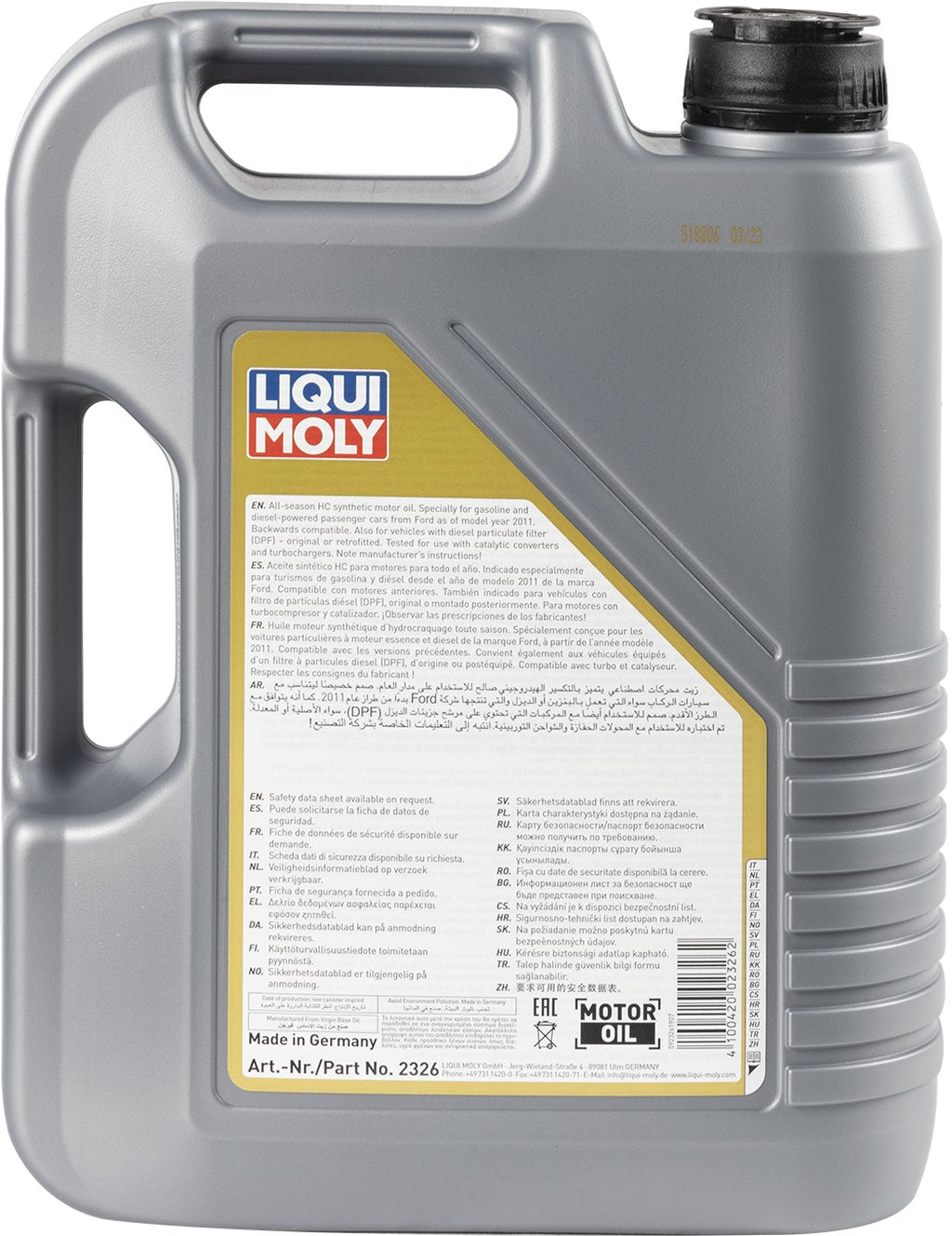 LIQUI MOLY Olio motore Special Tec F 5W-30 5L Accessorio Originale