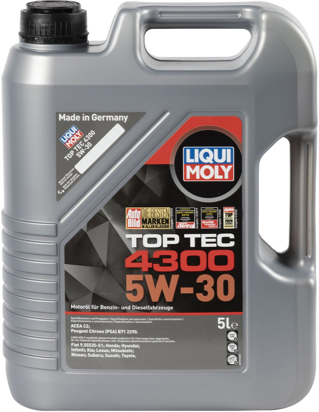 LIQUI MOLY Olio motore Top Tec 4300 5W-30 5L Accessorio Originale