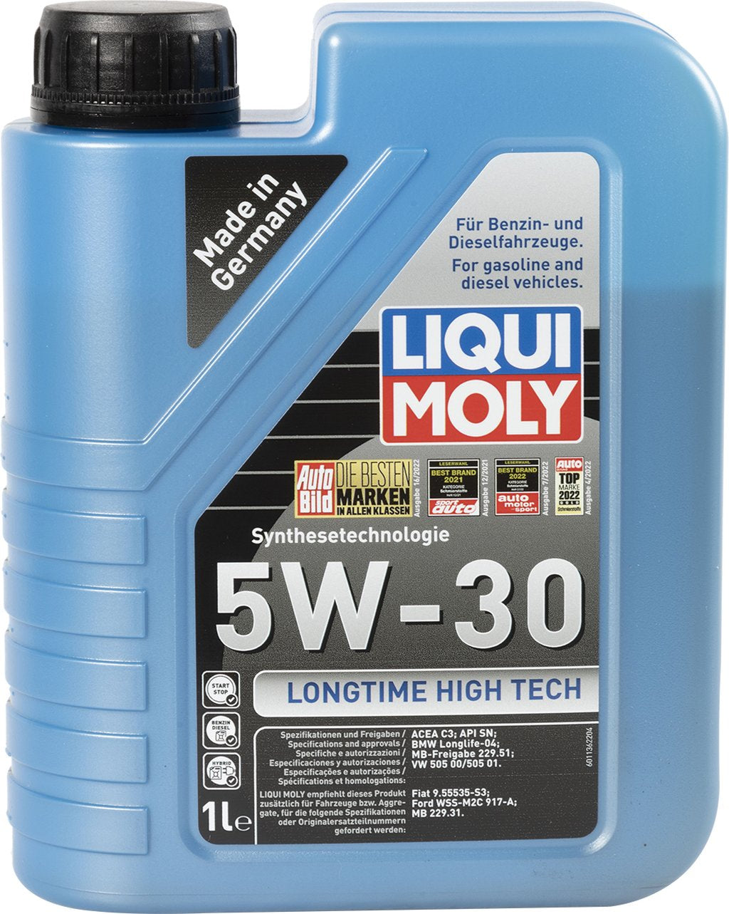 LIQUI MOLY Olio Lubrificante motore Longtime High Tech 5W-30 1L Accessorio
