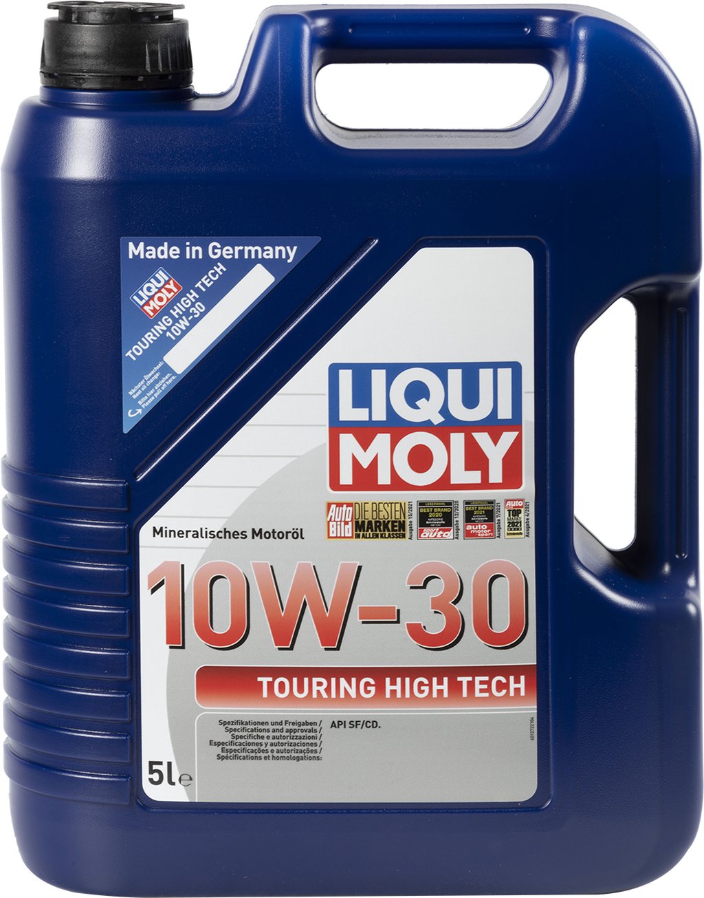 LIQUI MOLY Olio Lubrificante motore Touring High Tech 10W-30 5L Accessorio