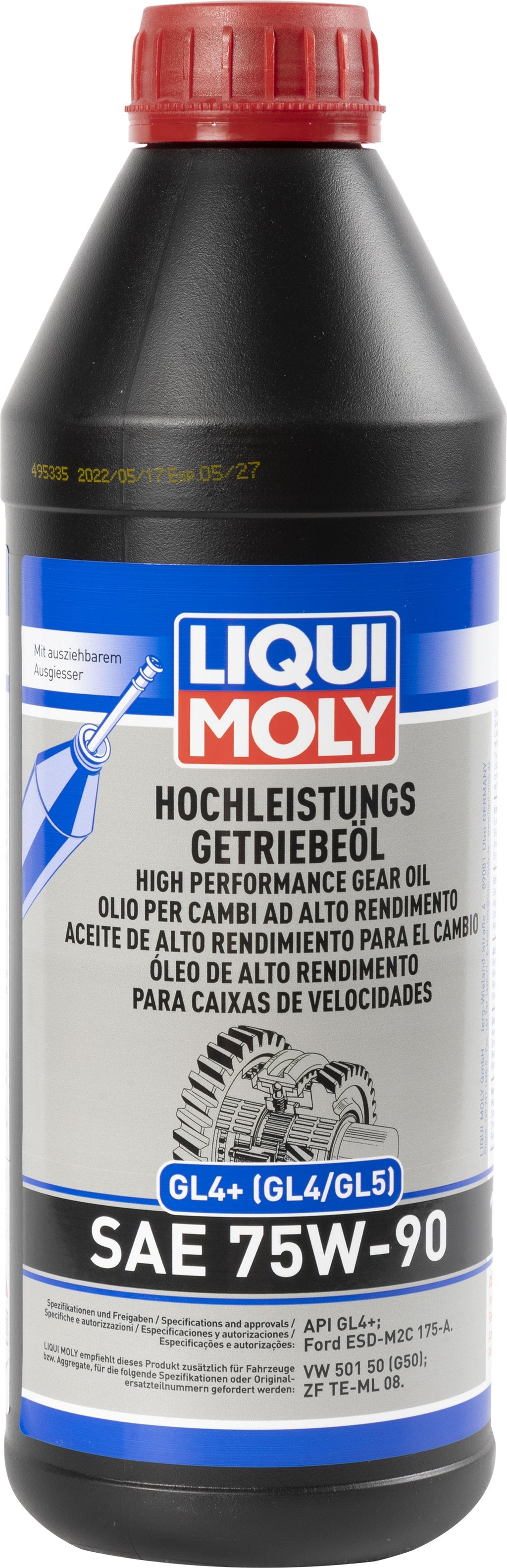 LIQUI MOLY Olio per cambi ad alto rendimento (GL4+) SAE 75W-90