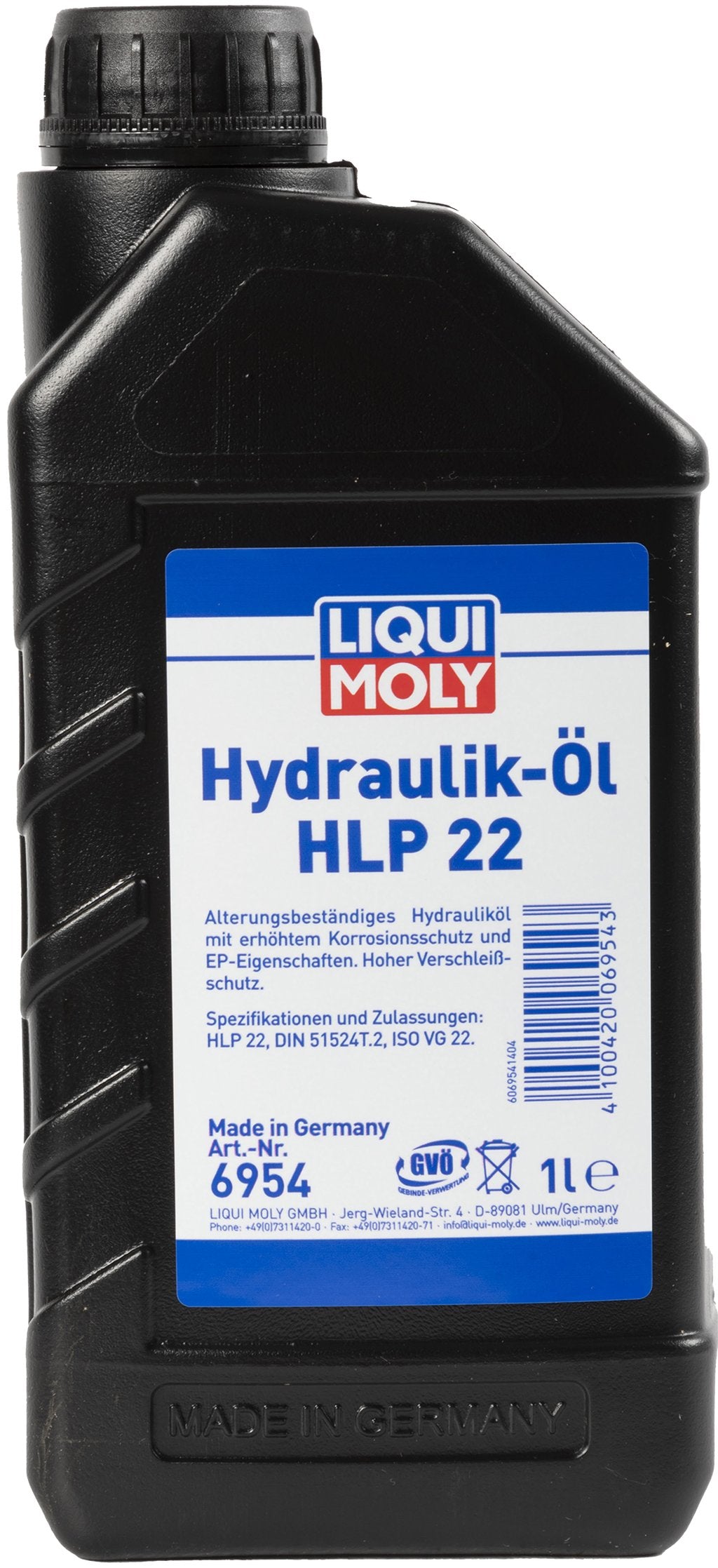 LIQUI MOLY Olio Lubrificante idraulico HLP 22 1L Accessorio Uso Quotidiano