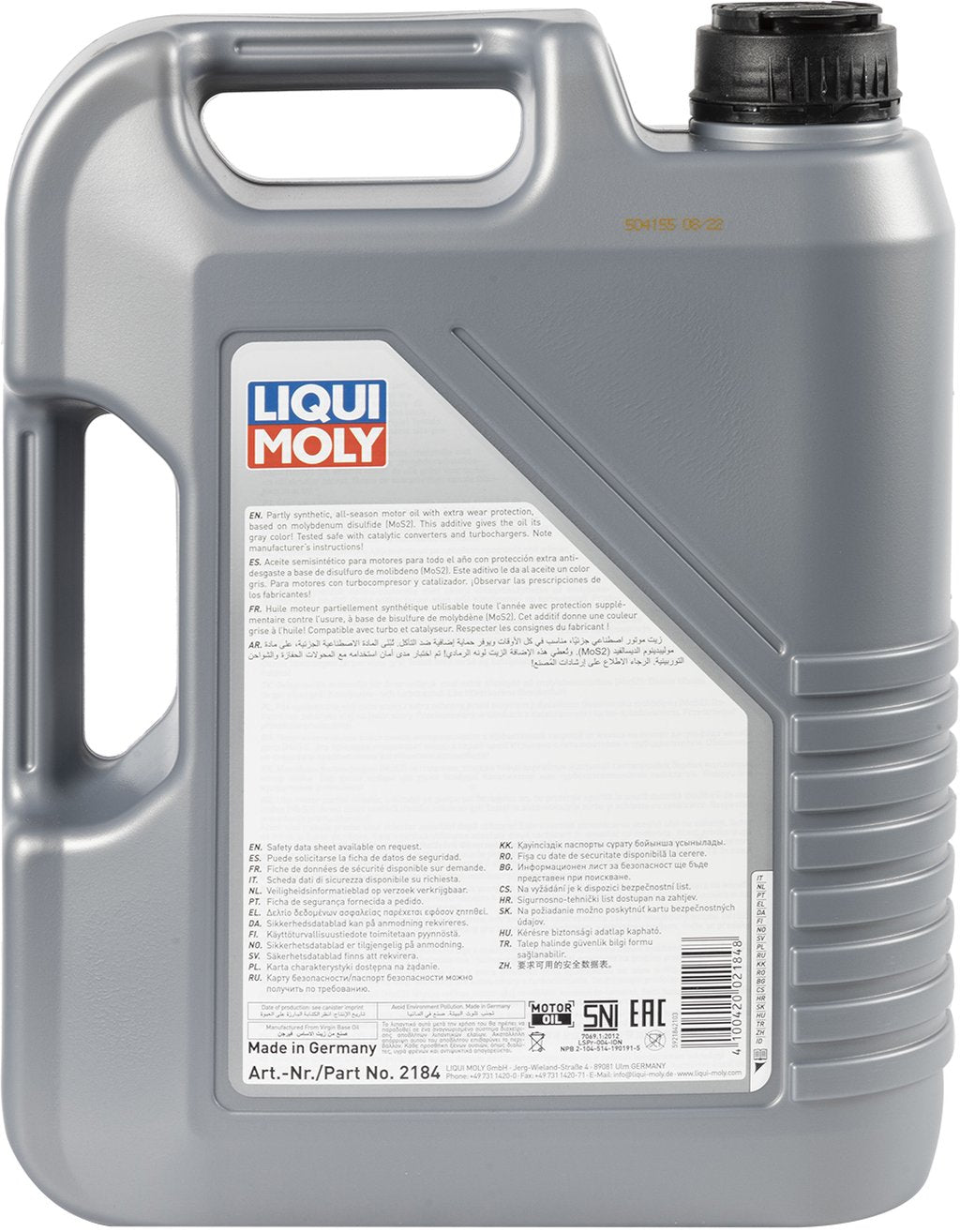 LIQUI MOLY Olio Lubrificante motore MoS2 Leichtlauf 10W-40 5L Accessorio