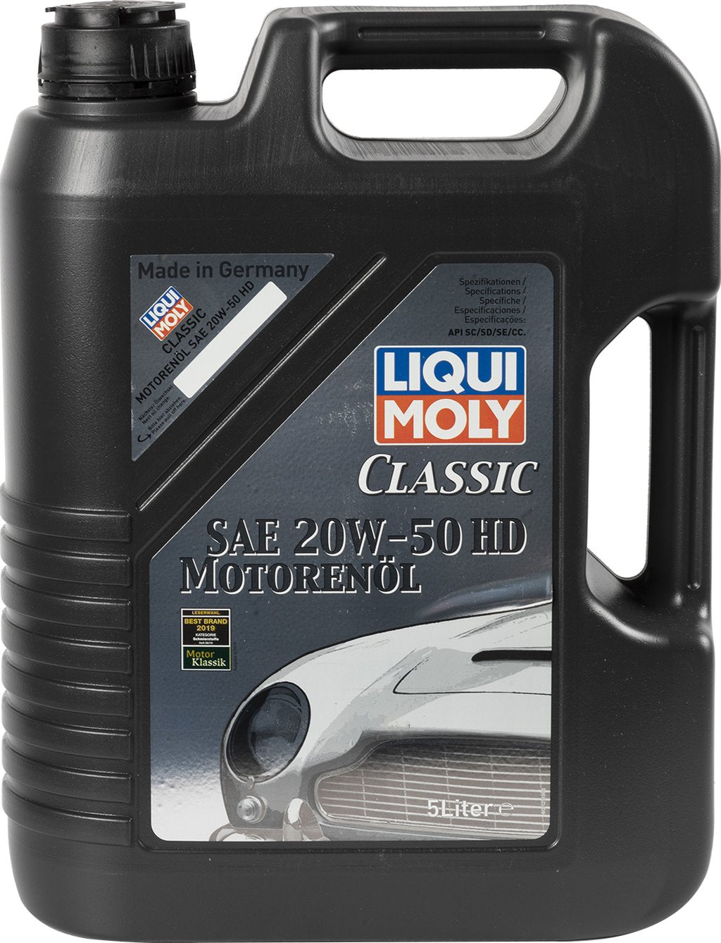 LIQUI MOLY Olio Motore Classic SAE 20W-50 HD 5L Accessorio Originale