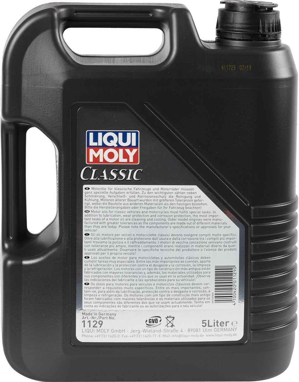 LIQUI MOLY Olio Motore Classic SAE 20W-50 HD 5L Accessorio Originale