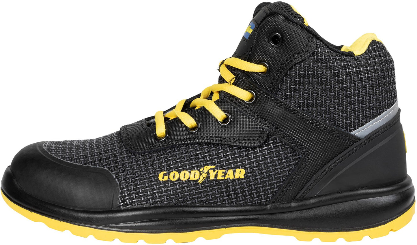 GOODYEAR Scarpe antinfortunistiche traspiranti nere sicurezza sul Originale