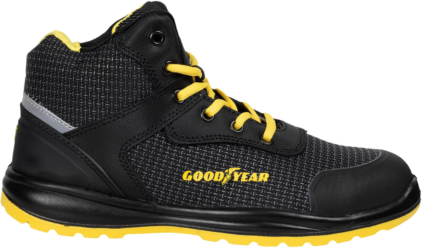 GOODYEAR Scarpe antinfortunistiche traspiranti nere sicurezza sul Originale