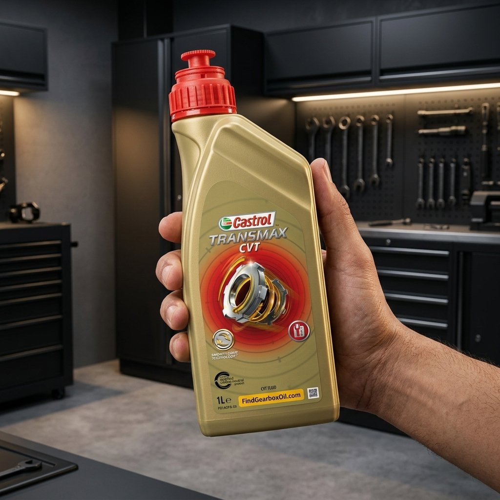 Castrol Transmax Fluido 5W-40 CVT 4T 1L Sintetico Olio Motore Lubrificante Auto