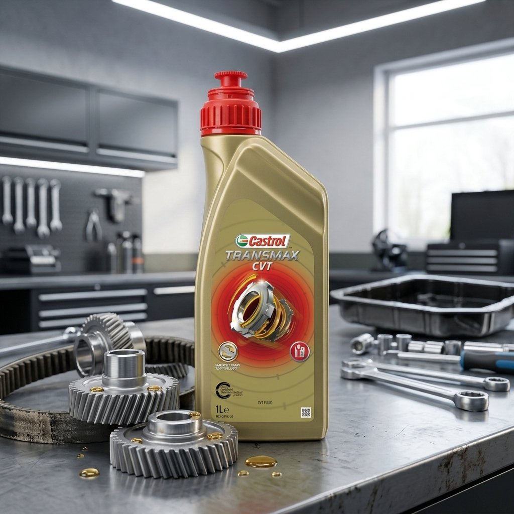 Castrol Transmax Fluido 5W-40 CVT 4T 1L Sintetico Olio Motore Lubrificante Auto