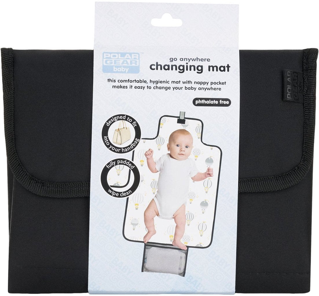 POLAR GEAR Fasciatoio in Borsetta per Bambini con mongolfiere, senza BPA