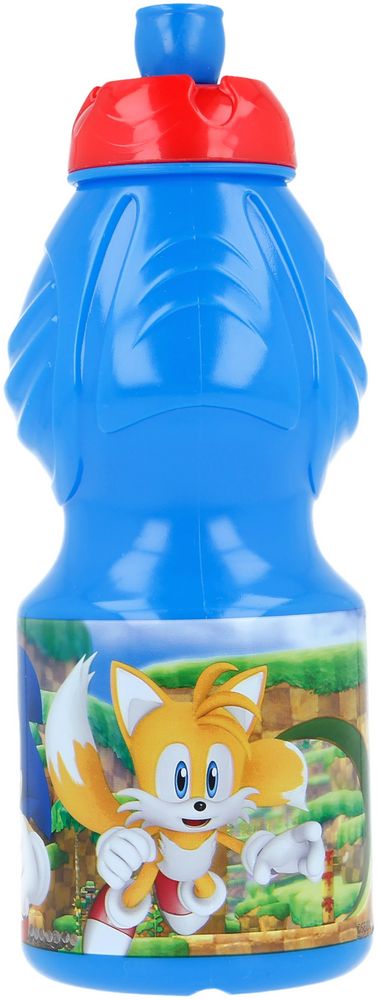 Borraccia Originale Sega Sonic in plastica per bambini da 400 ML.