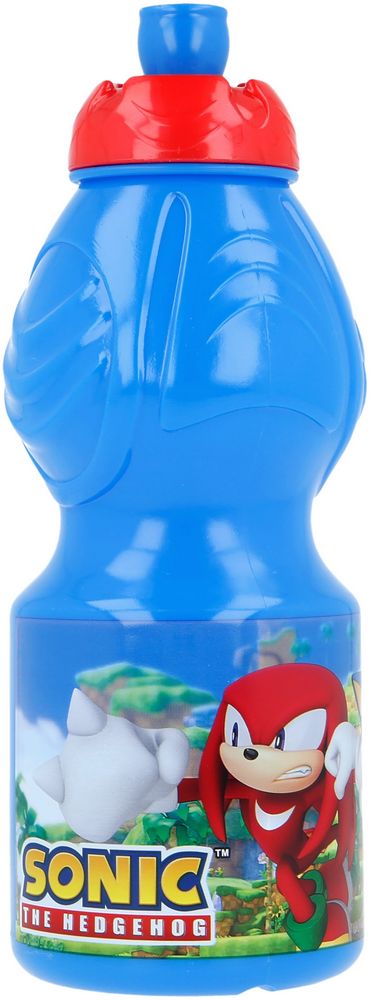 Borraccia Originale Sega Sonic in plastica per bambini da 400 ML.