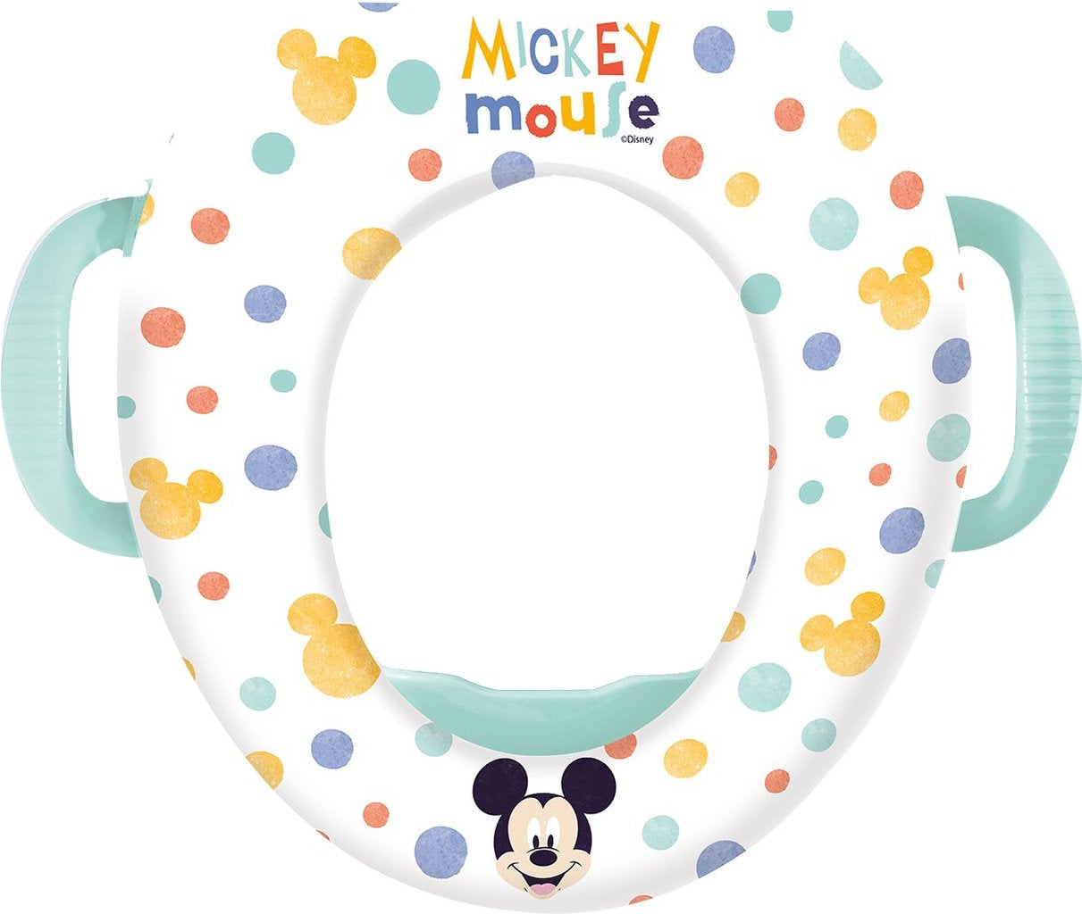 STOR Riduttore Wc Bambini Disney Mickey Mouse, in plastica senza BPA, con due