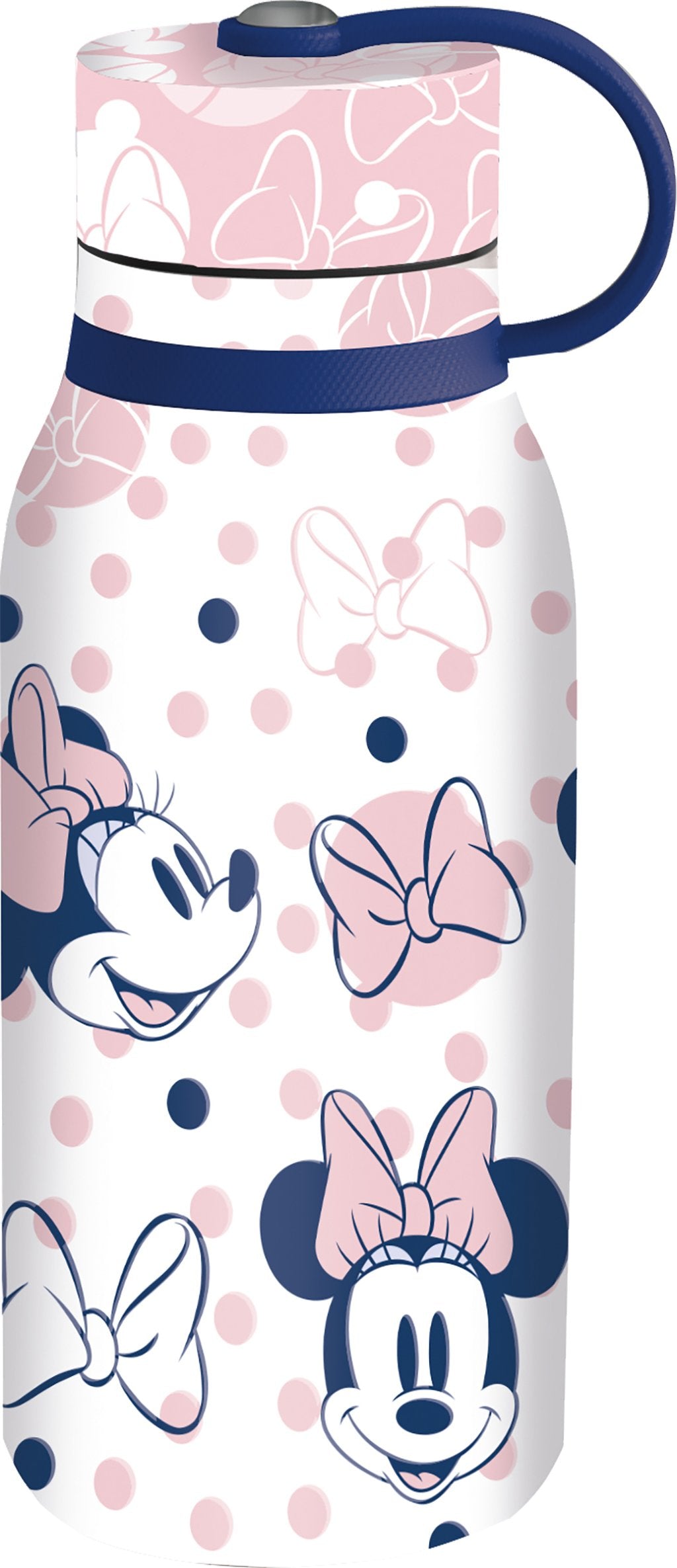 TATAWAY Borraccia in acciaio per bambini Disney Minnie da 330ml, senza BPA