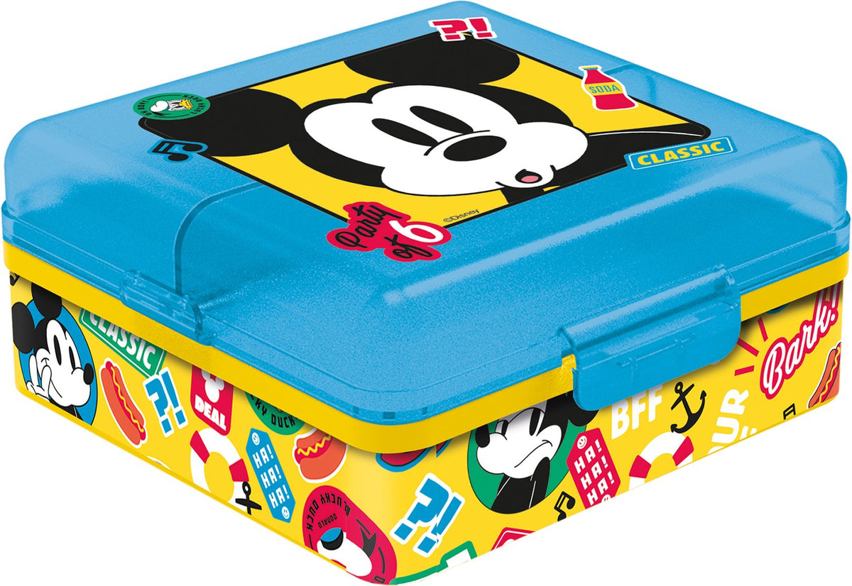 Tataway Sandwich Box Mickey  Portapranzo Bambini con Scomparti