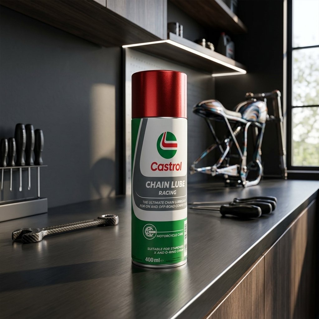 Castrol Chain Lube Racing Spray Catena 400ml Olio Motore Lubrificante Moto