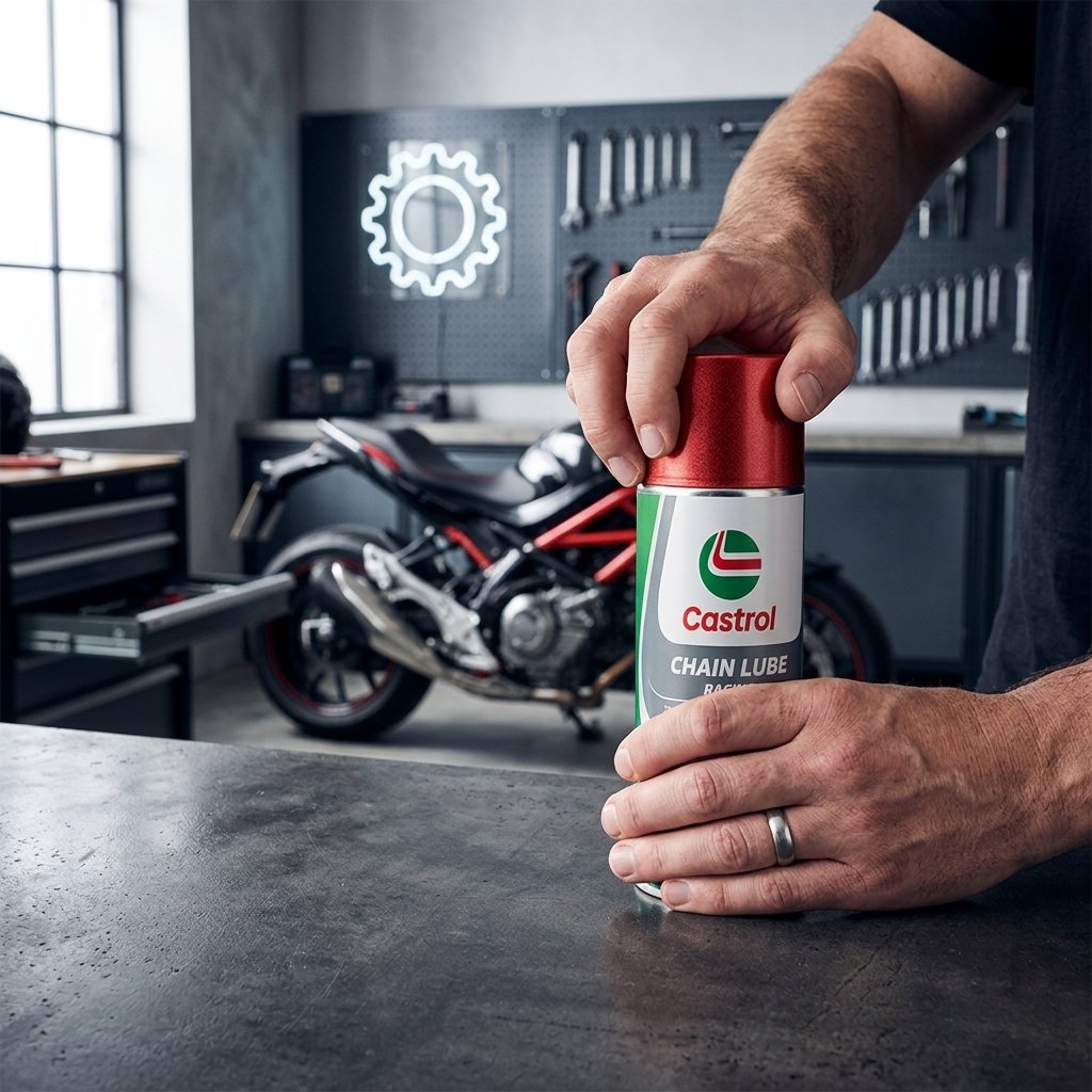 Castrol Chain Lube Racing Spray Catena 400ml Olio Motore Lubrificante Moto