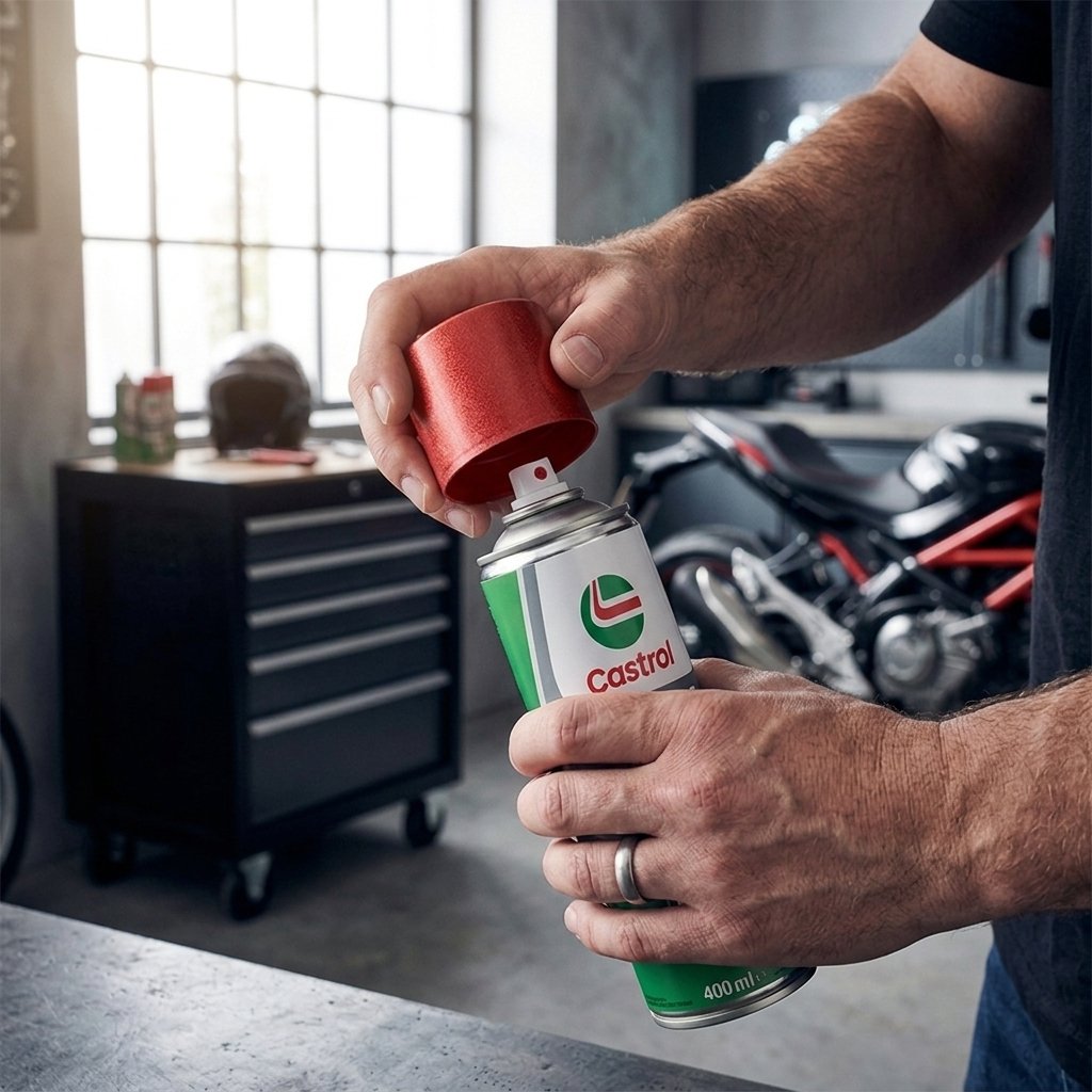 Castrol Chain Lube Racing Spray Catena 400ml Olio Motore Lubrificante Moto