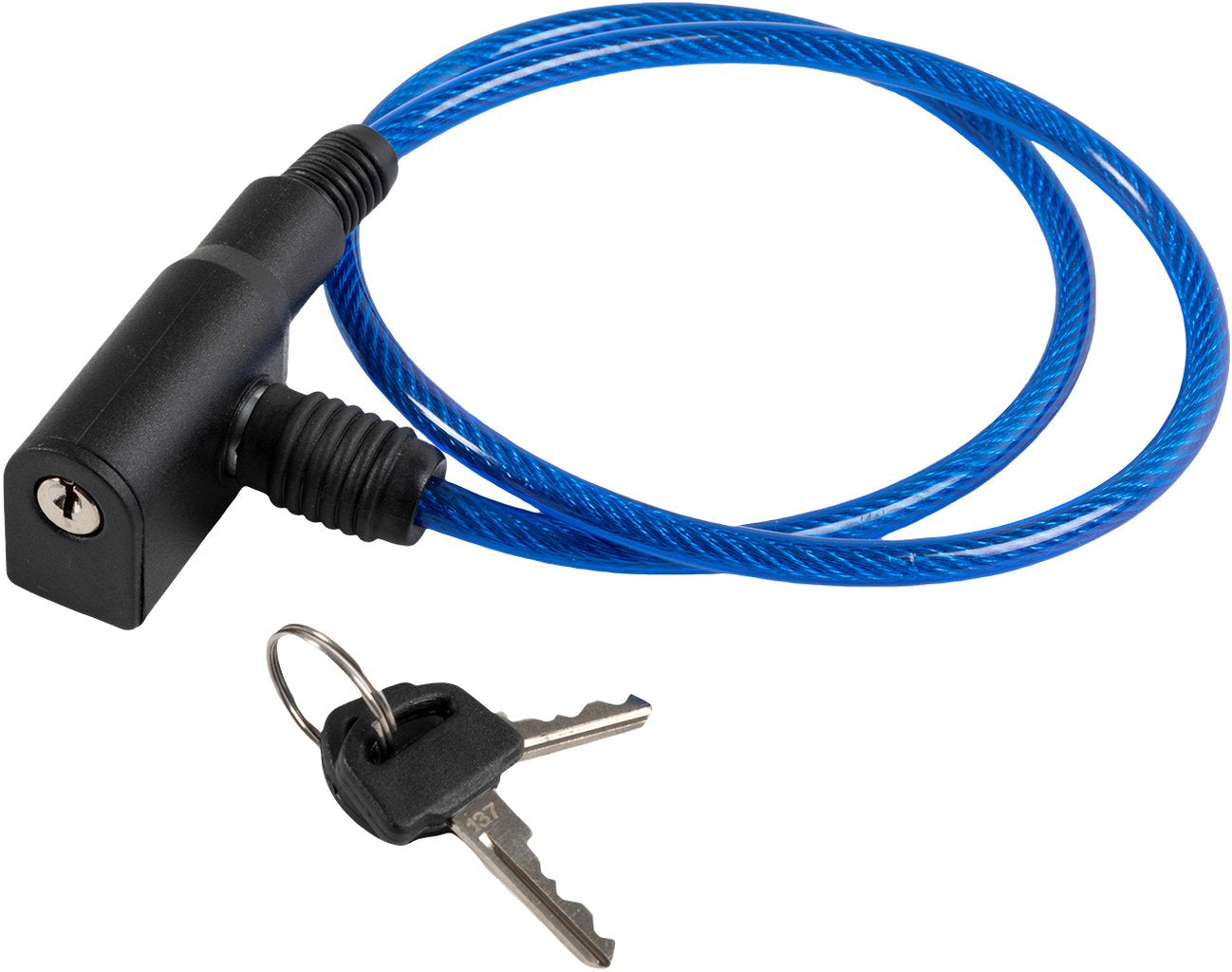 ON BIKE Antifurto a cavo per bicicletta in acciaio blu rivestito in pvc
