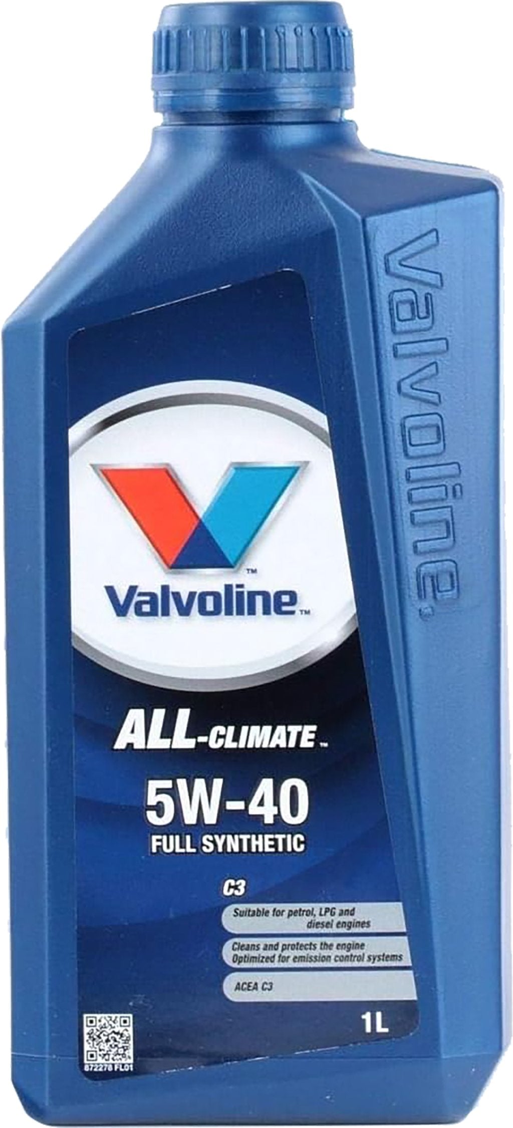 VALVOLINE Olio Lubrificante Motore All-Climate C3 5W-40 1L Auto Sintetico