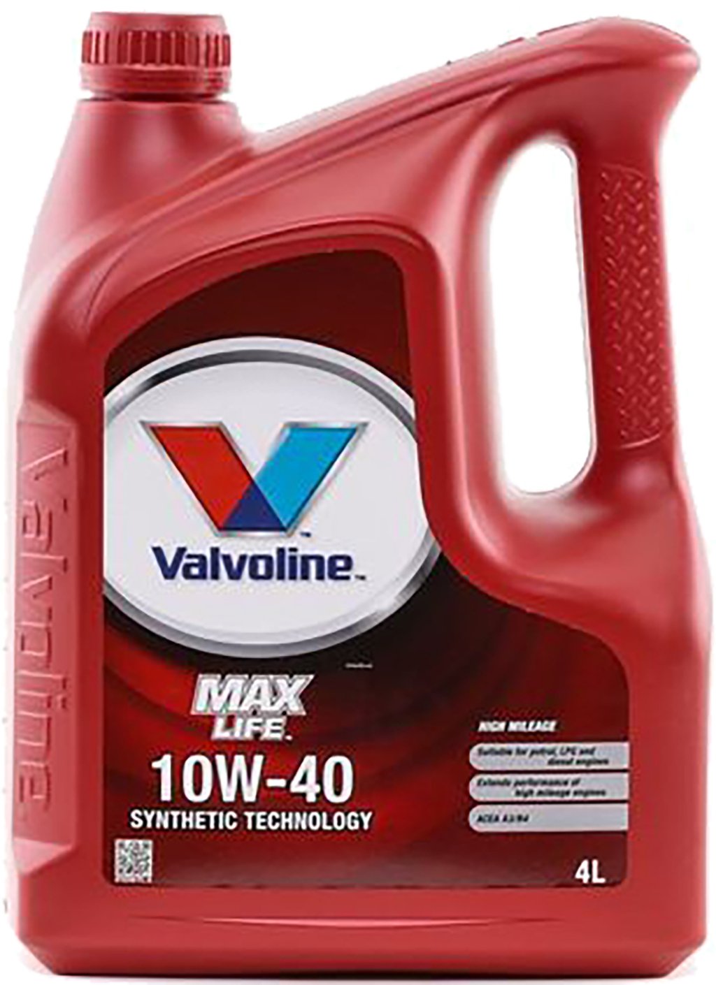 VALVOLINE Olio Lubrificante Motore maxLife 10W-40 4L Auto Sintetico Originale