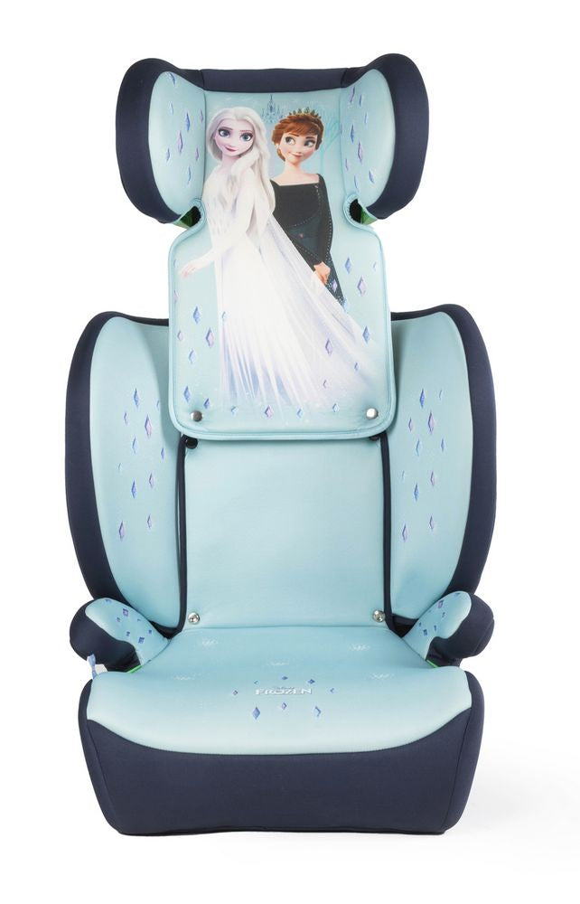 Seggiolino auto Frozen per bambine con altezza da 100 a 150 cm