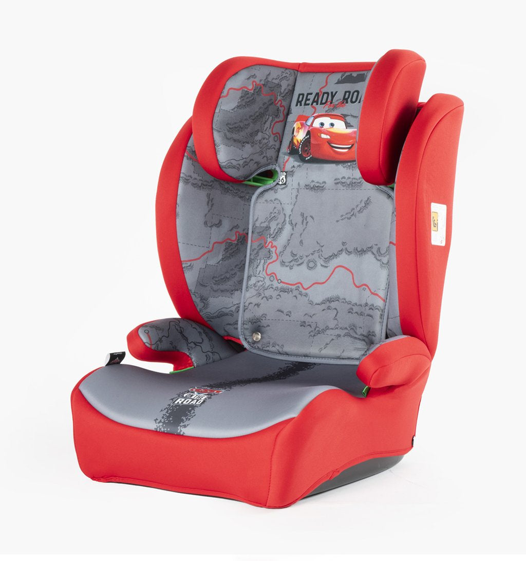 TATAWAY Disney Cars i-Size, Seggiolino auto bambini 15-36 kg (3,5-12 anni)