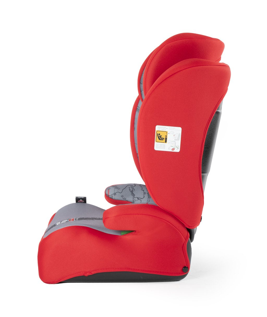 TATAWAY Disney Cars i-Size, Seggiolino auto bambini 15-36 kg (3,5-12 anni)