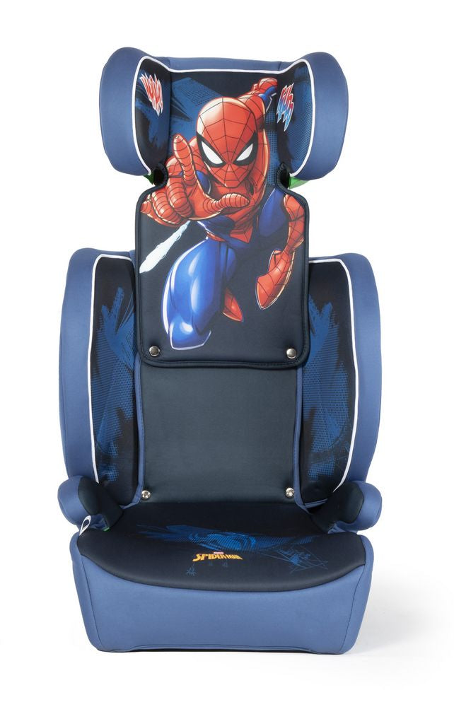 Marvel Seggiolino auto Spiderman con attacco ISOFIX per bambini con altezza da 100 a 150 cm