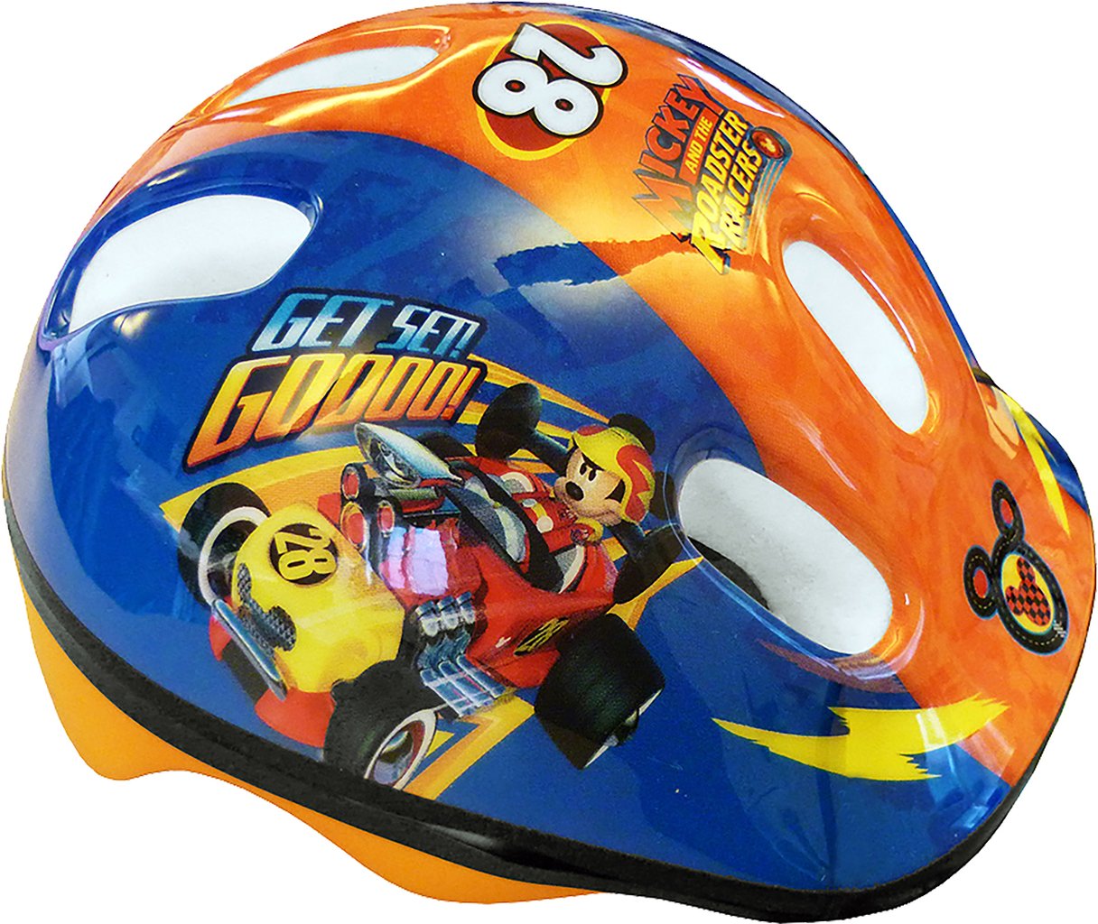 TATAWAY Casco Baby Disney Mickey Mouse da bicicletta per bambino con fori