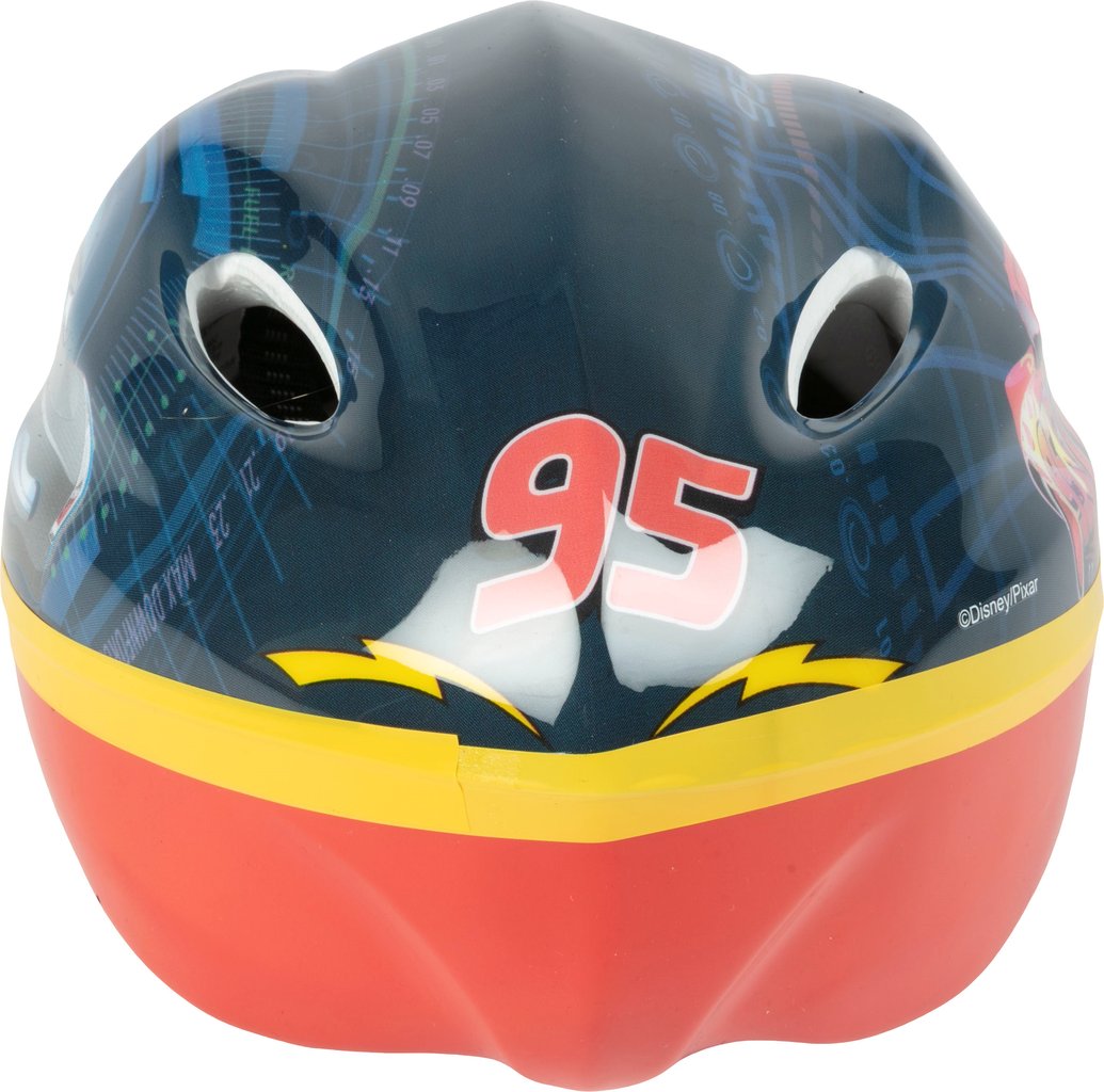 TATAWAY Casco Easy Disney Cars bicicletta fori di aerazione 52-56 cm 4-8 anni