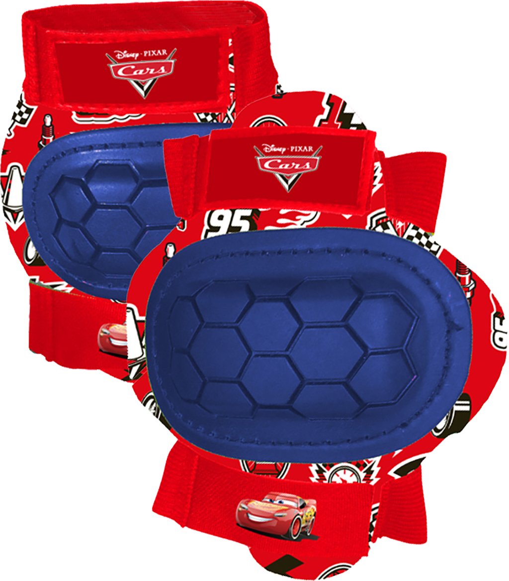 TATAWAY Kit con gomitiere e ginocchiere Disney Cars da bambino per sport su